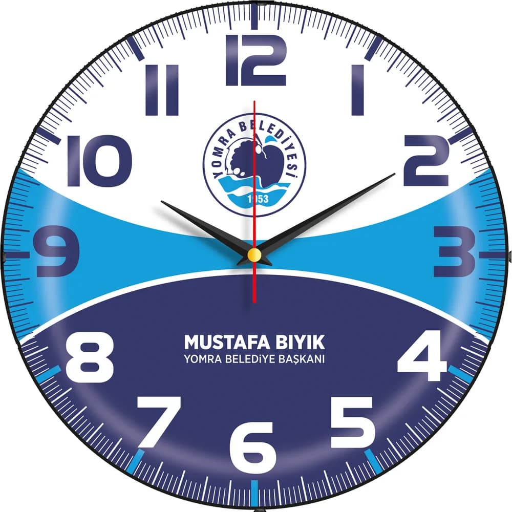 Bombe Cam Duvar Saati