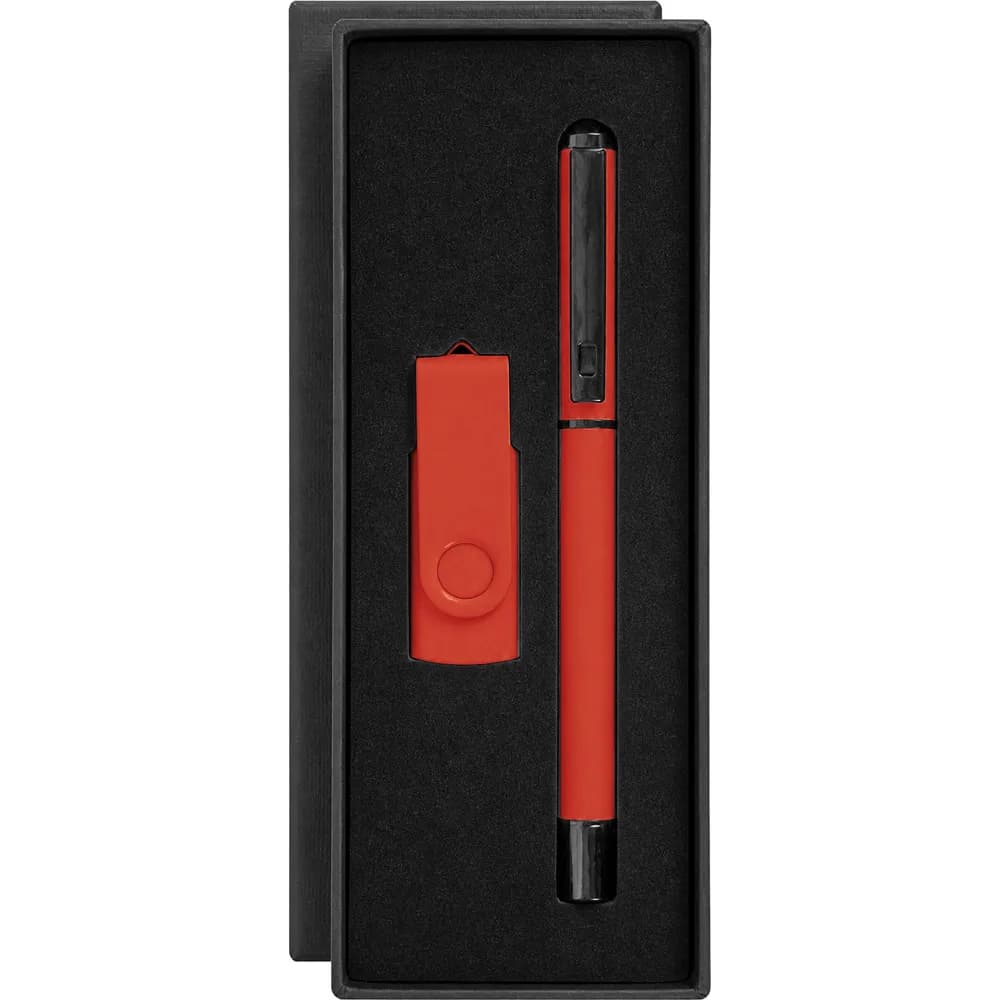 USB Kalem Set — Kırmızı