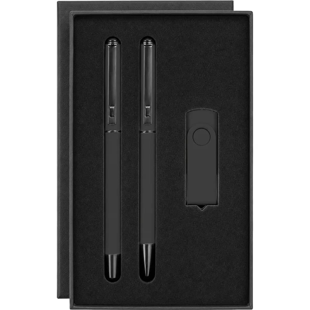 USB Kalem Set — Siyah