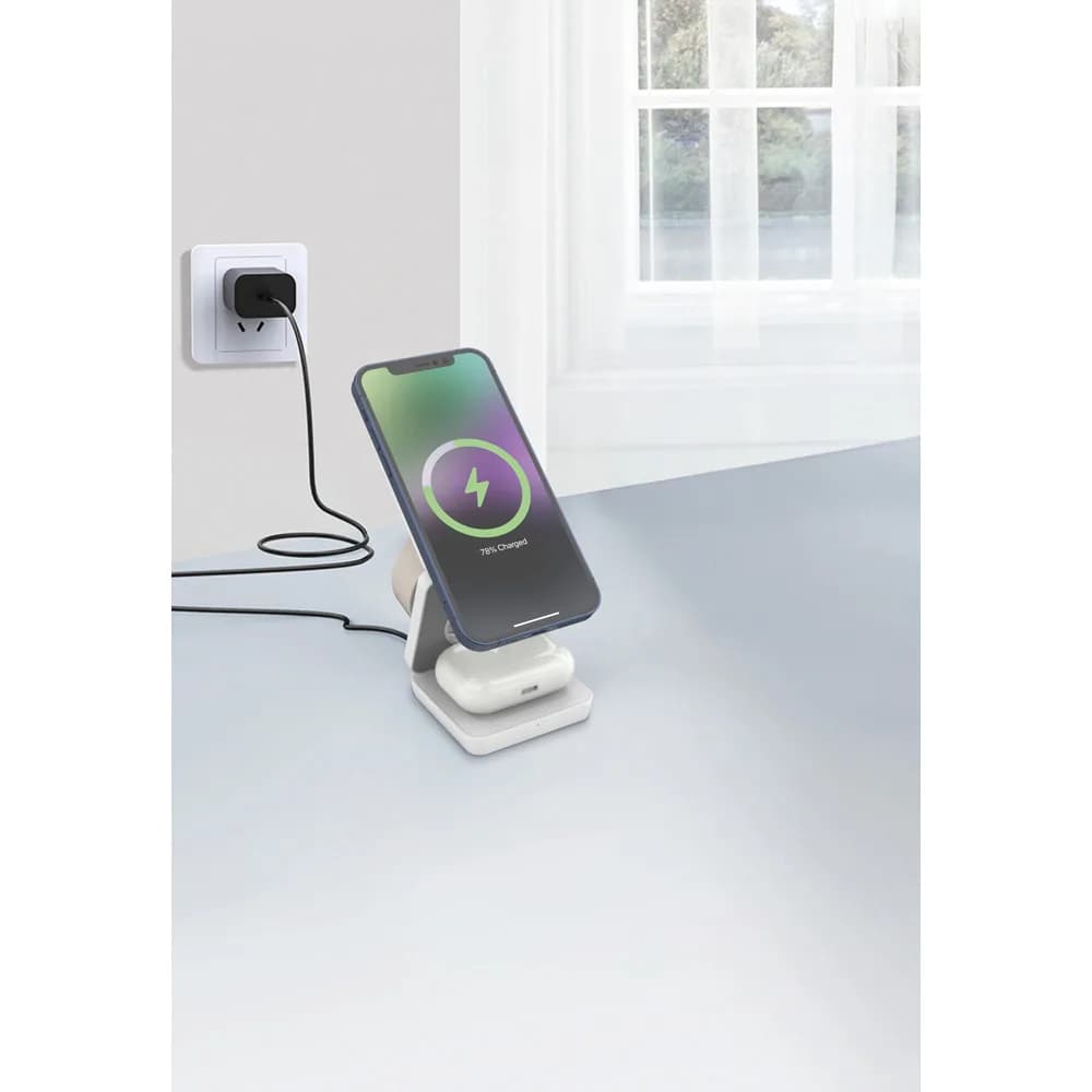 Wireless 3lü Şarj İstasyonu